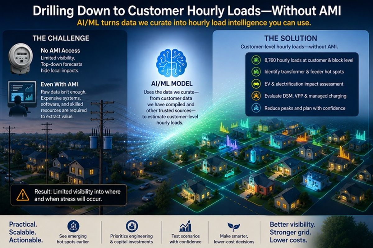Drilling Down to Customer Hourly Loads -- Without AMI
